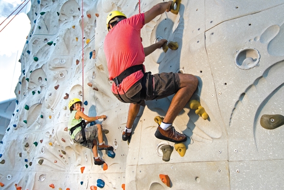 Royal Caribbean International Voyager of the Seas Exterior Rock Climbing Wall 8.jpg